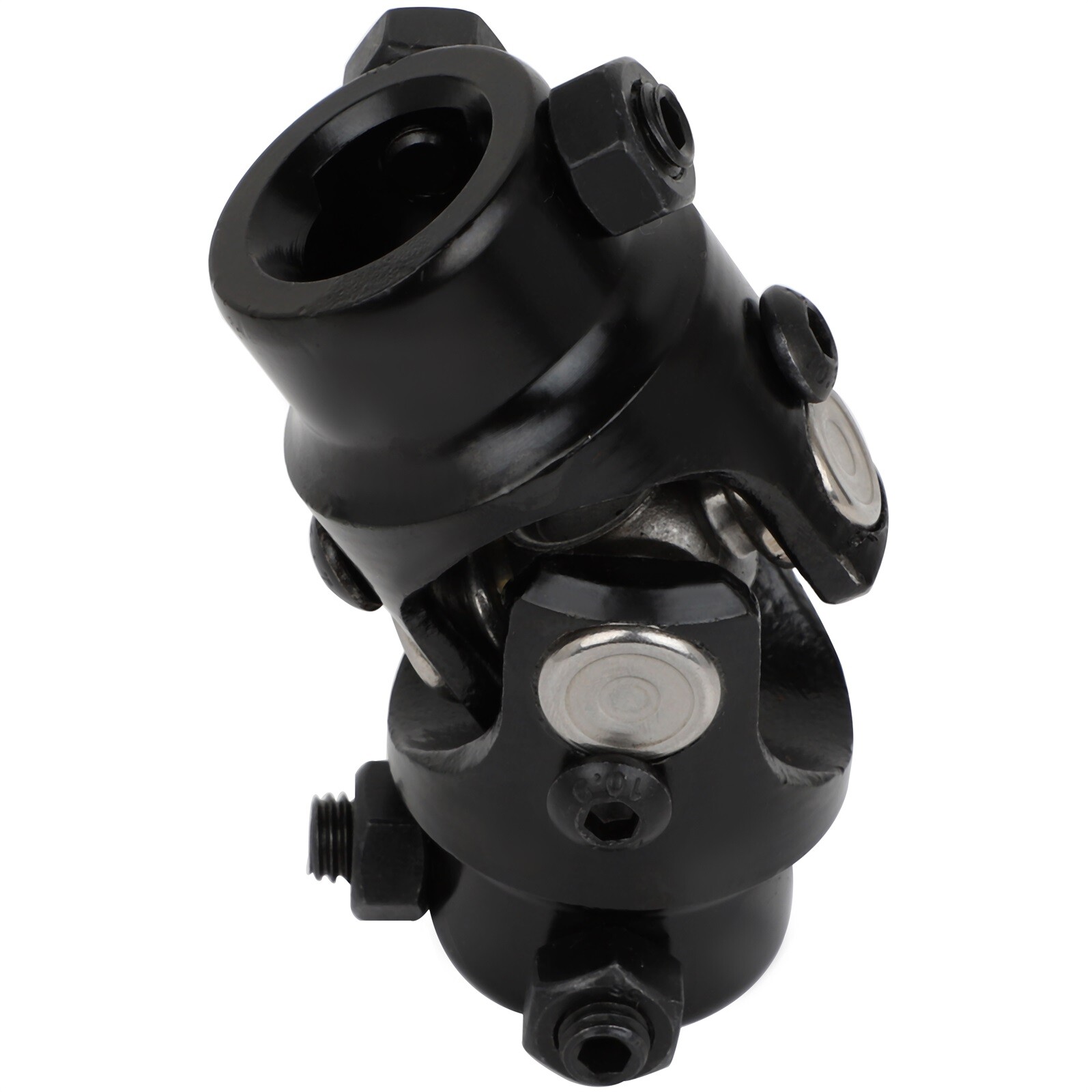 New 3/4″ DD X 3/4″ DD Universal Steering U Joint Single Shaft Coupler Black