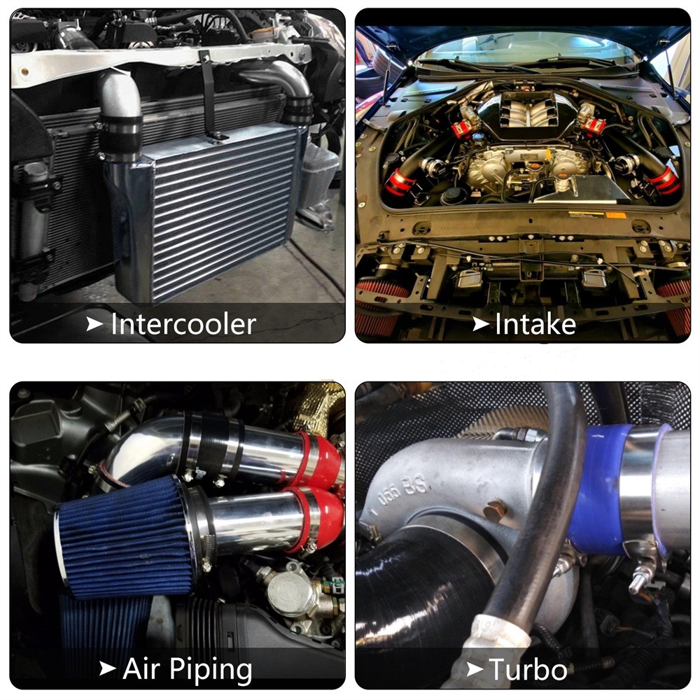 89mm 3.5″ inch Z Shape S Shape Aluminum Turbo Intercooler Pipe Piping Tubing