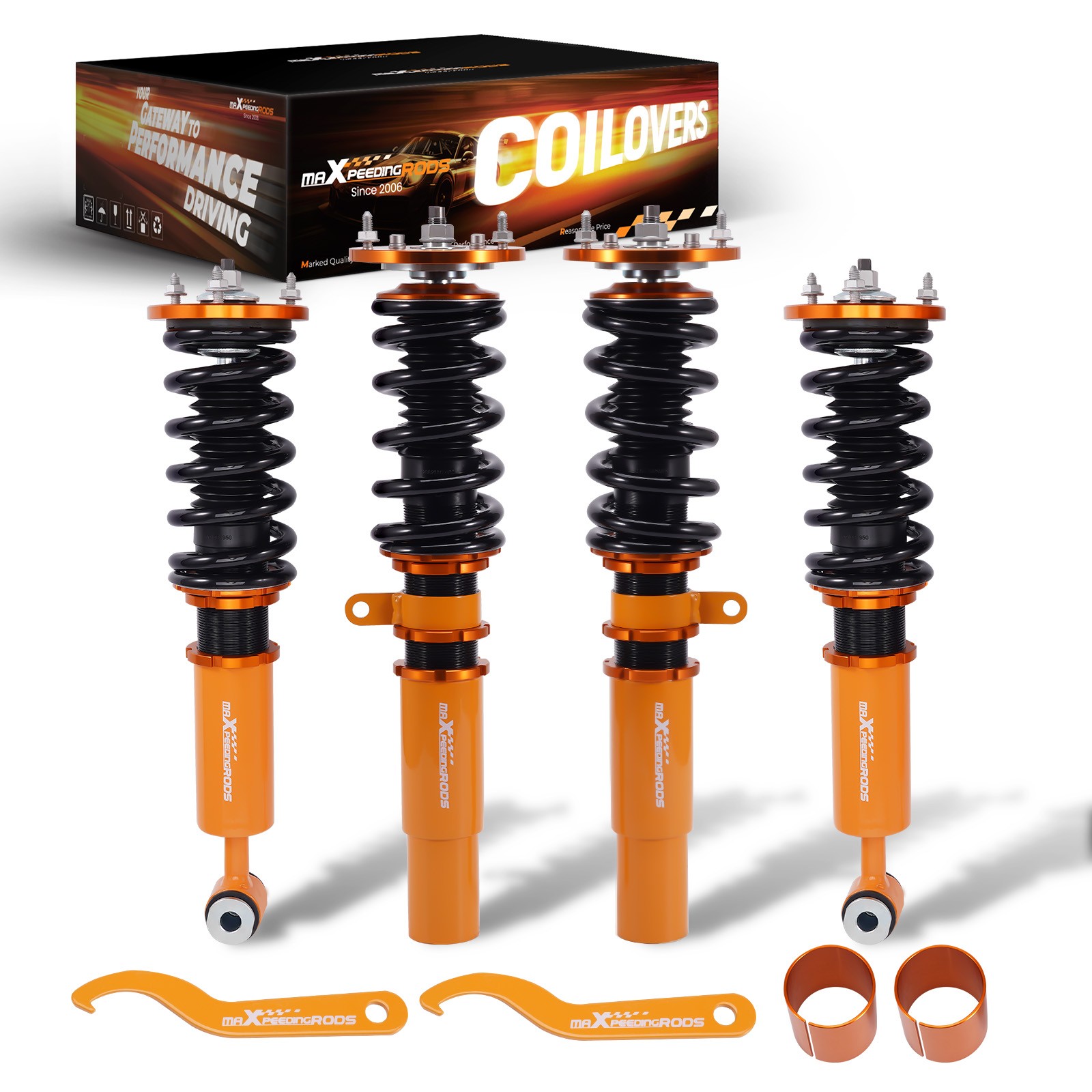 MaXpeedingrods 24 Way Coilover Kit for BMW E39 525i 530i 540i 5 Series 95-03