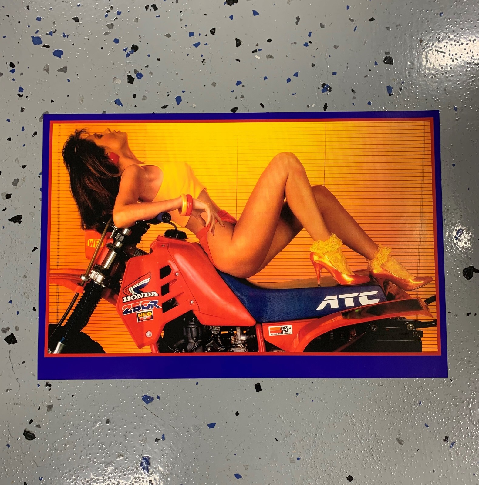 Honda ATC250R poster paper 250R 350X 200X ATC 250R