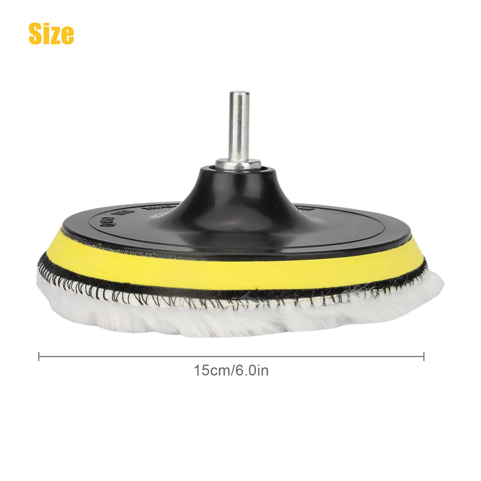5x 6″ Car Polishing Pads Buffing Wool Wheel Mop Kit Bonnet Buffer Pad Polisher