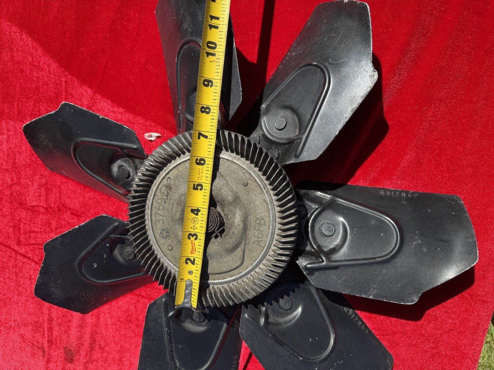Mopar Challenger Cuda Roadrunner 340 383 440 426 19” 7 Blade Clutch Fan 3462149