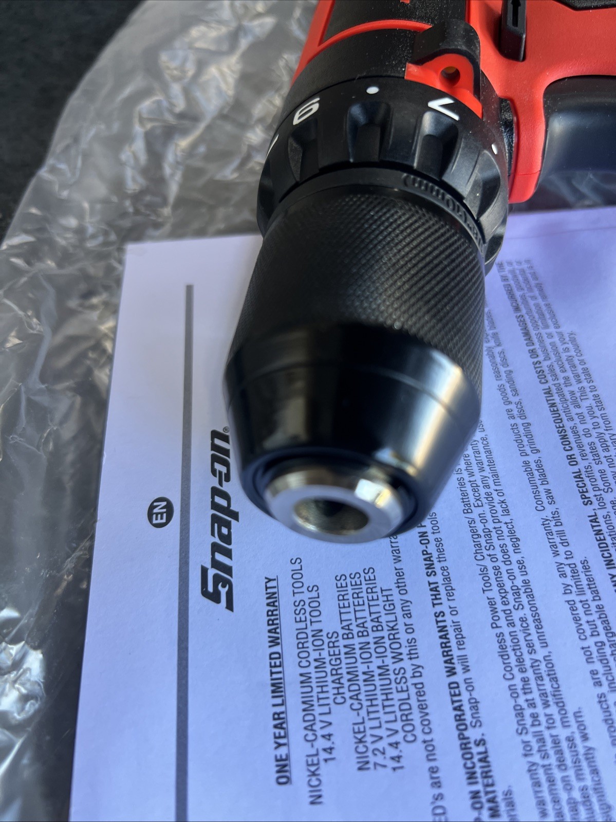 For Snap-on™ Lithium Ion CDR861db 14.4V Brushless Drill Driver Tool Only Red New