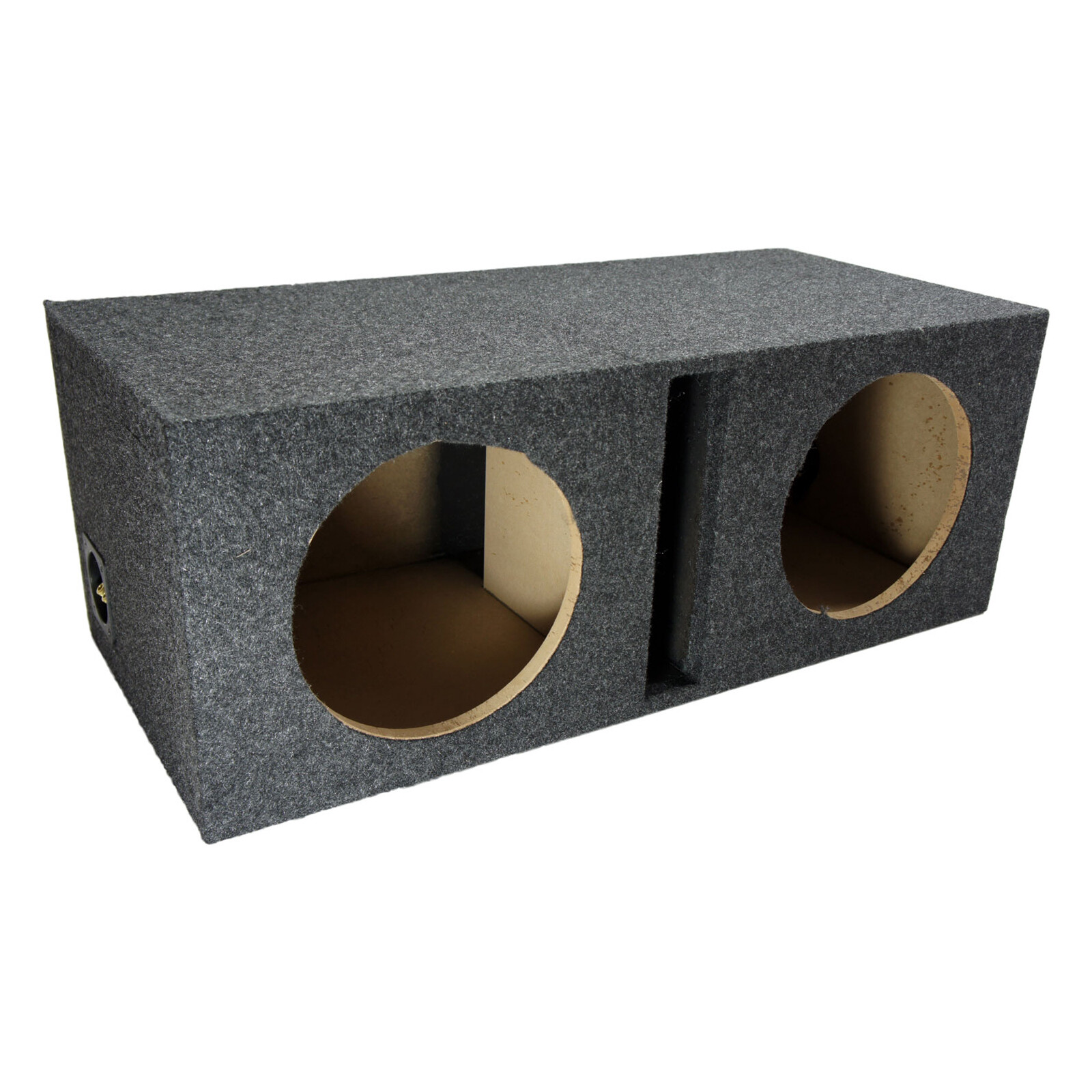 Car Audio Dual 10″ Vented Subwoofer Stereo Sub Box Ported Enclosure Speaker
