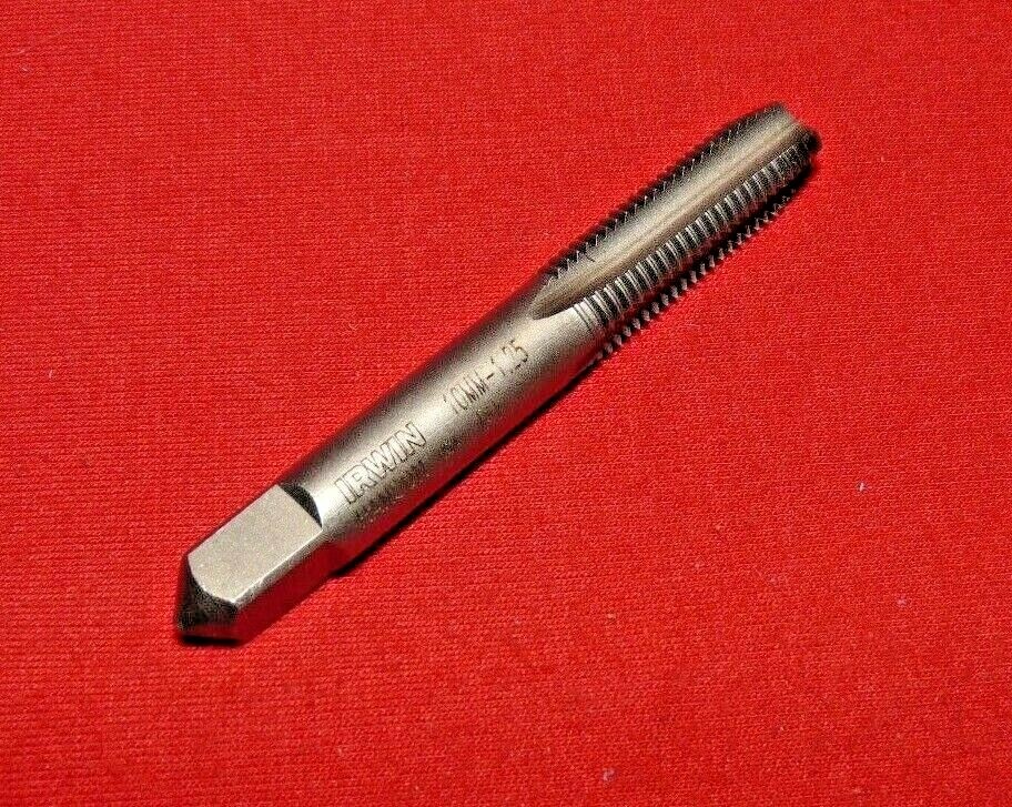 M10 X 1.25 Metric Tap Irwin 1739 10MM Carbon Steel Plug Hand 4FL USA Hanson