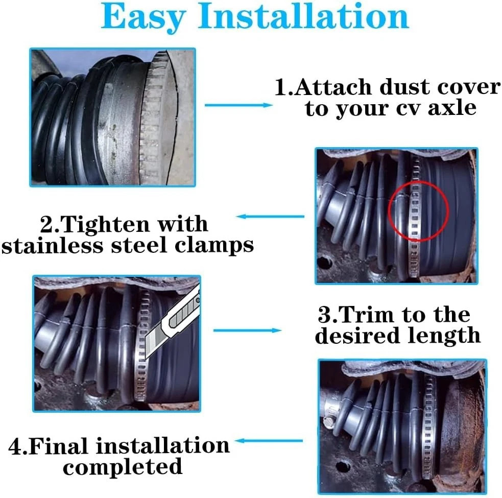 CV Joint Boot Kit for Mazda CV Axle Boot Repair Dustproof & Waterproof Protector