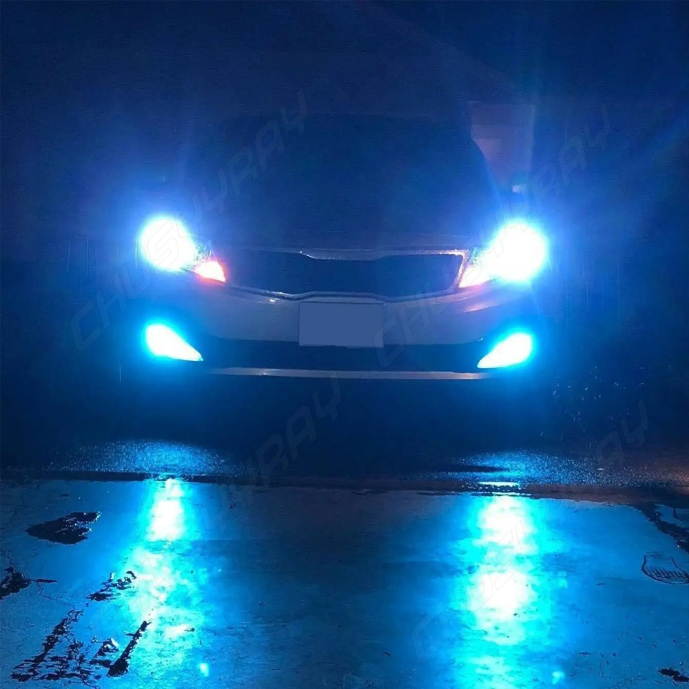 For Ram 1500 2011-2018 LED Headlight KIT Hi Lo Beam + Fog Light Bulbs 360000LM