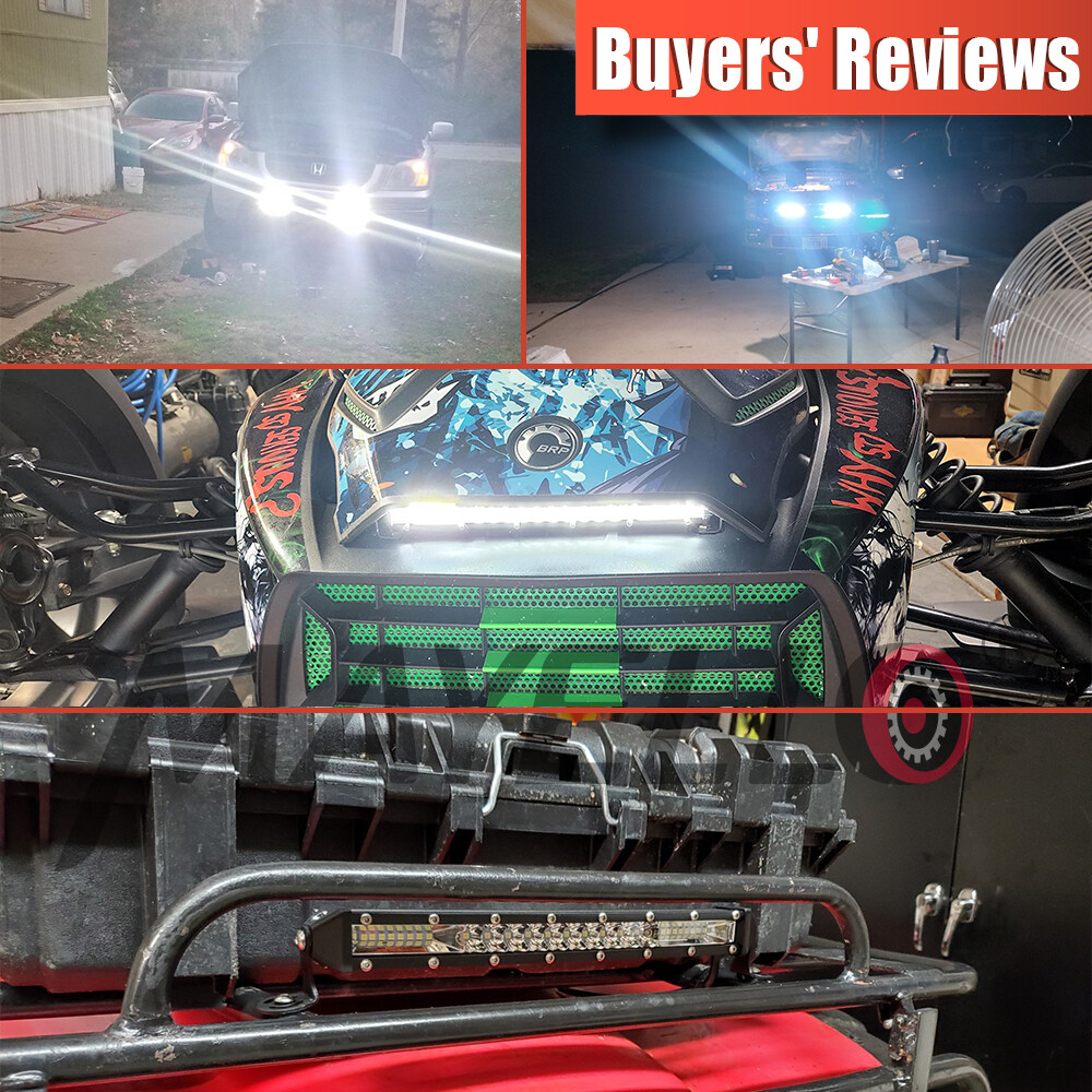 22 inch Slim Led Light Bar Spot Flood Combo Offroad UTV ATV Boat Truck DRL 20″