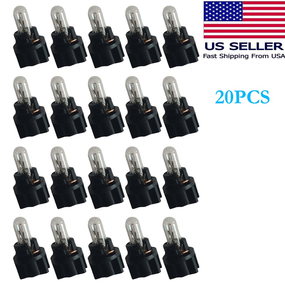 USA 20pcs Bulb Indicator Light Instrument Lamp for Toshiba 12V1.2W V-2