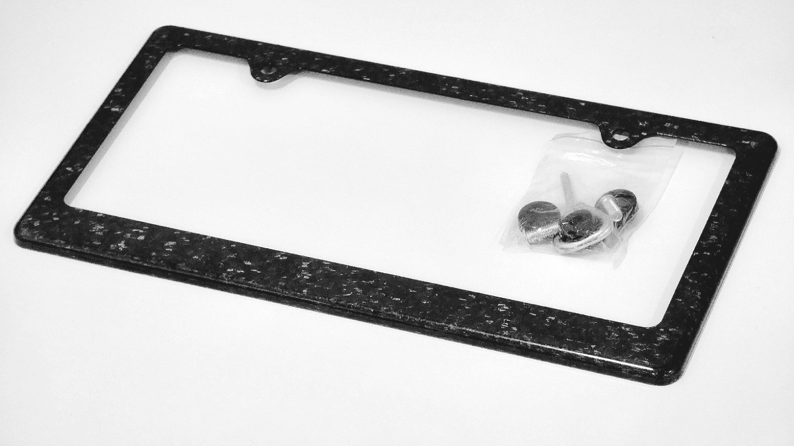 FORGED CARBON FIBER License Plate Frame 100% REAL Racing Style