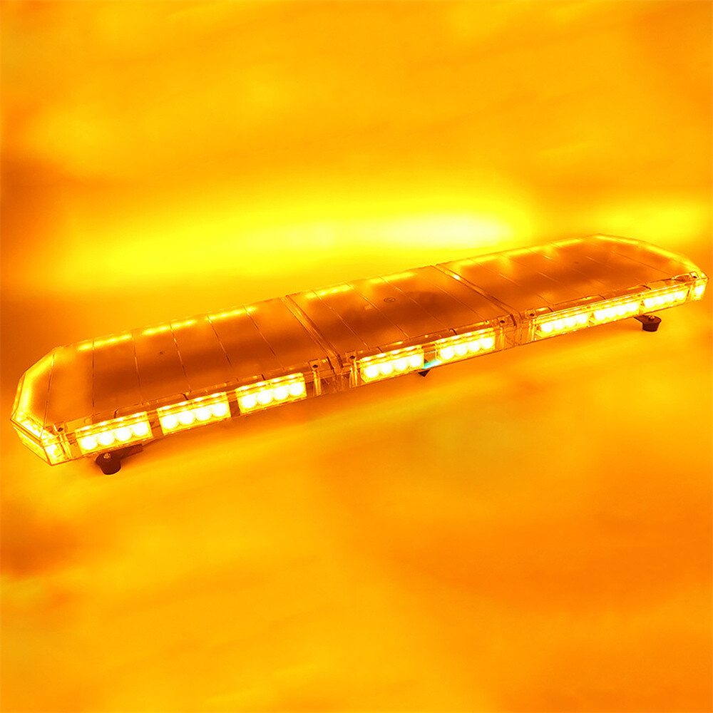 48″ 88 LED Strobe Light Bar Amber Emergency Warn Beacon Tow Truck Response 12V