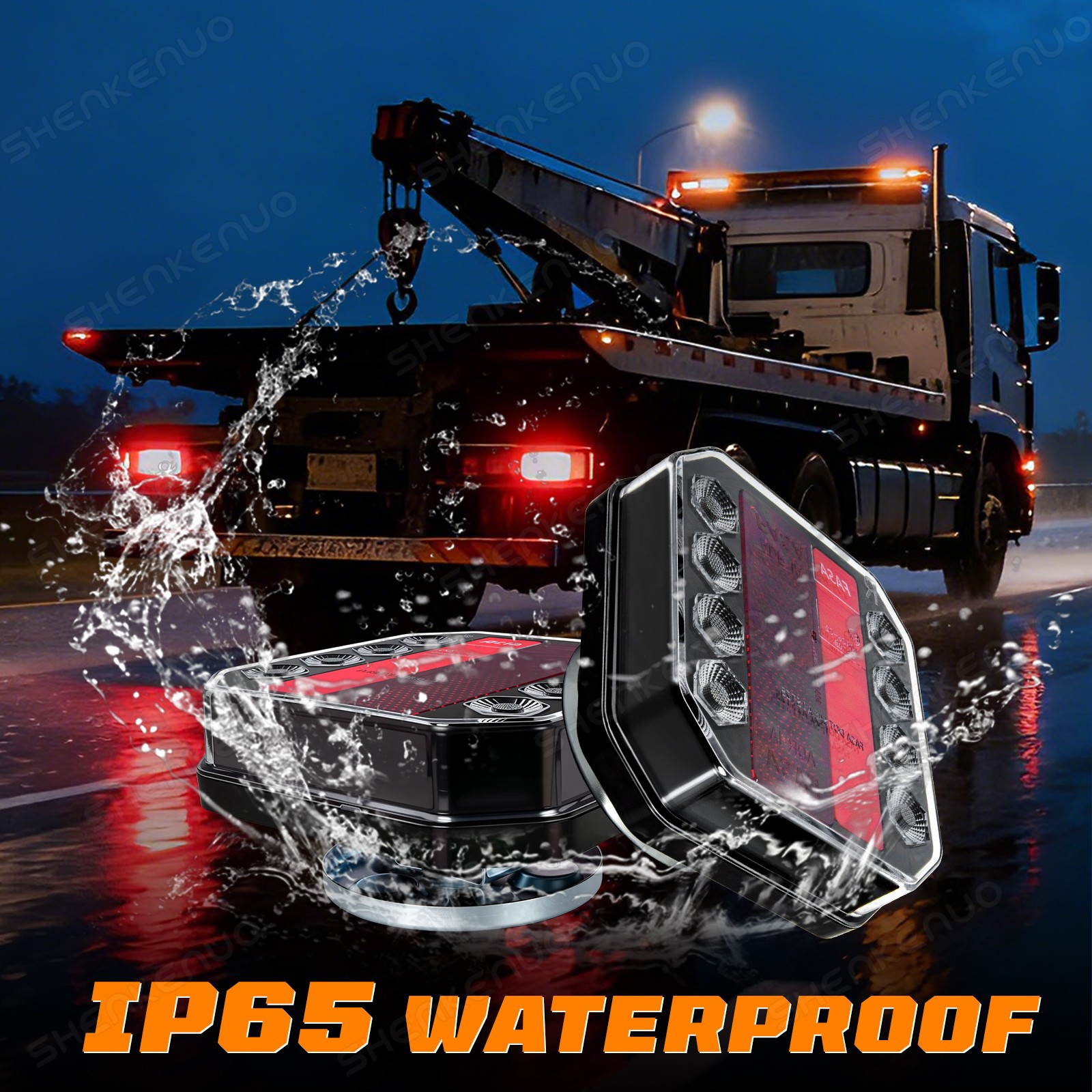 LED Magnetic Wireless Rechargeable Trailer Lights IP65 Waterproof | Trucks & RVs