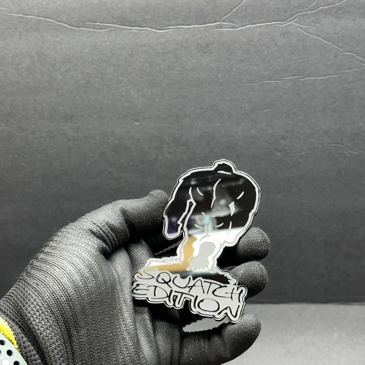 Sasquatch Edition Engraved Bronco Car Badge Acrylic Fender Emblem MULTICOLOR