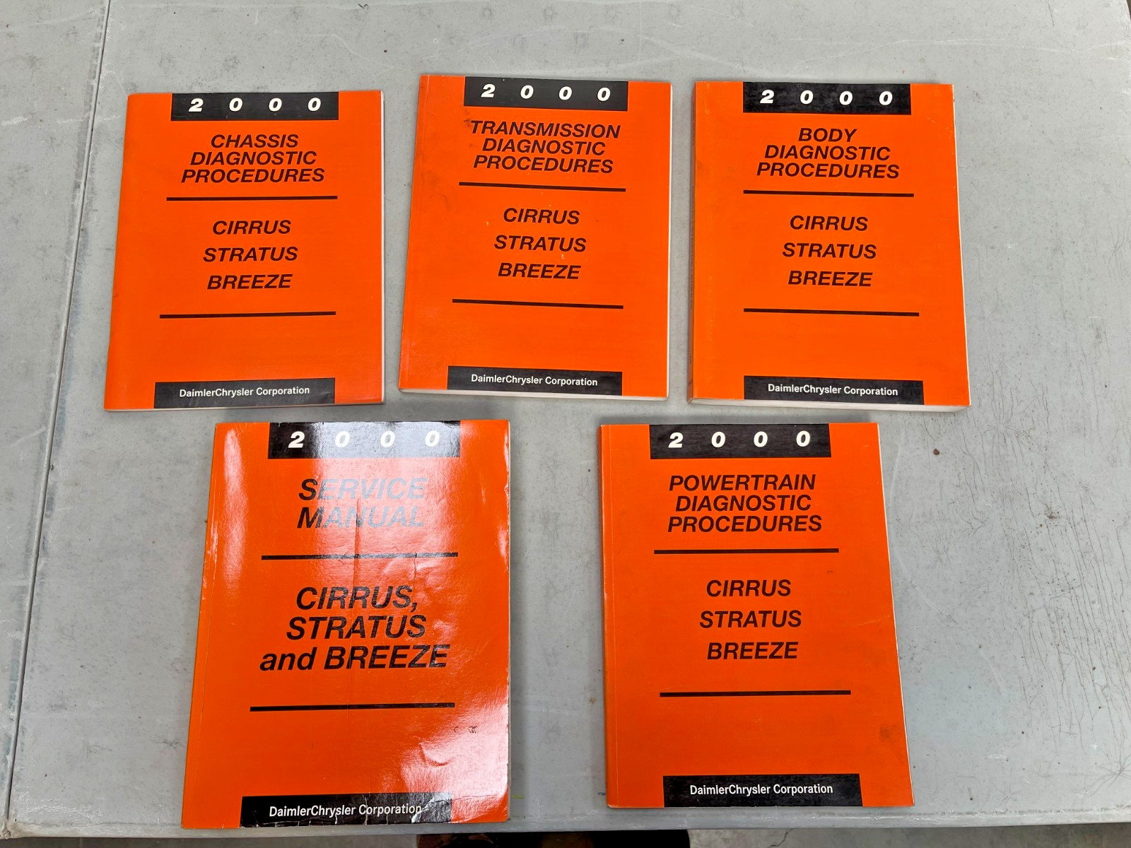 2000 Cirrus Stratus Breeze Factory Service Manuals