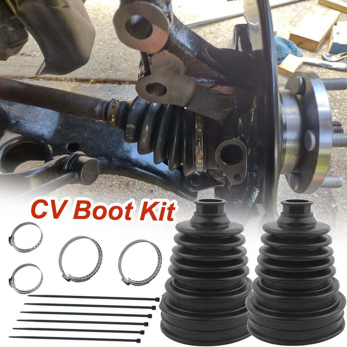 CV Joint Boot Kit for Lincoln CV Axle Boot Repair Dustproof & Waterproof Protect