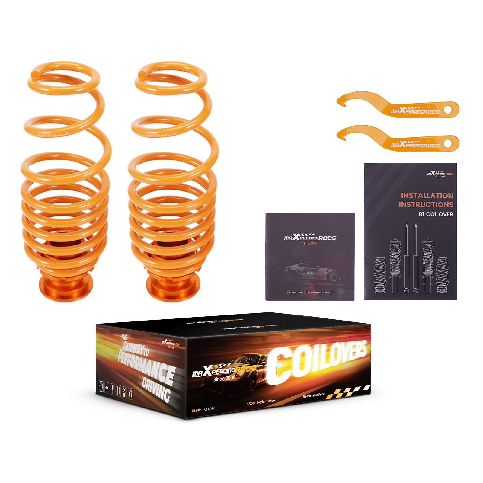 Maxpeedingrods Coilovers Suspension Kit For Volkswagen MK4 Golf & Jetta 99-05