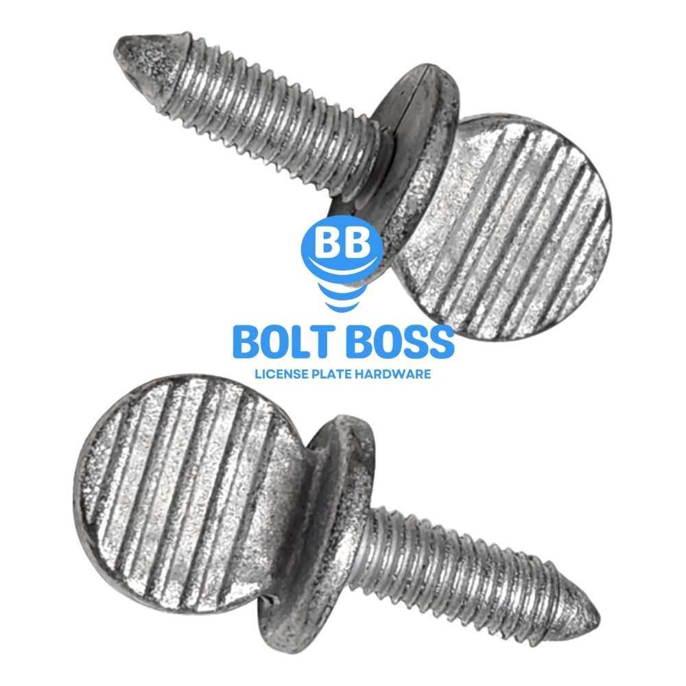 BOLT BOSS Metric License Plate Thumb Screws 100 Pack 6mm Import Auto Dealer