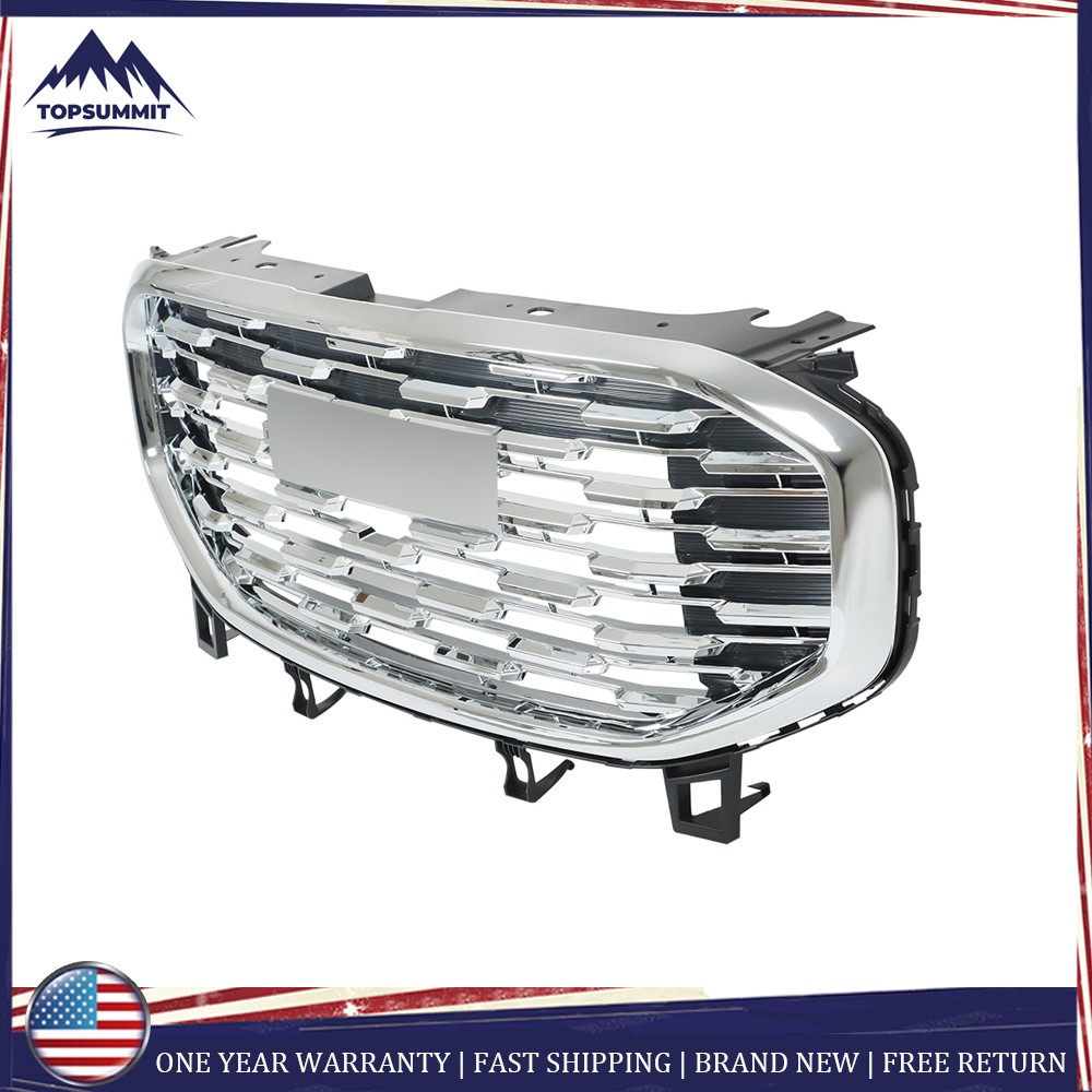 Fit For GMC Terrain 2018 2019 2020 2021 Front Bumper Upper Grille Grill Assembly