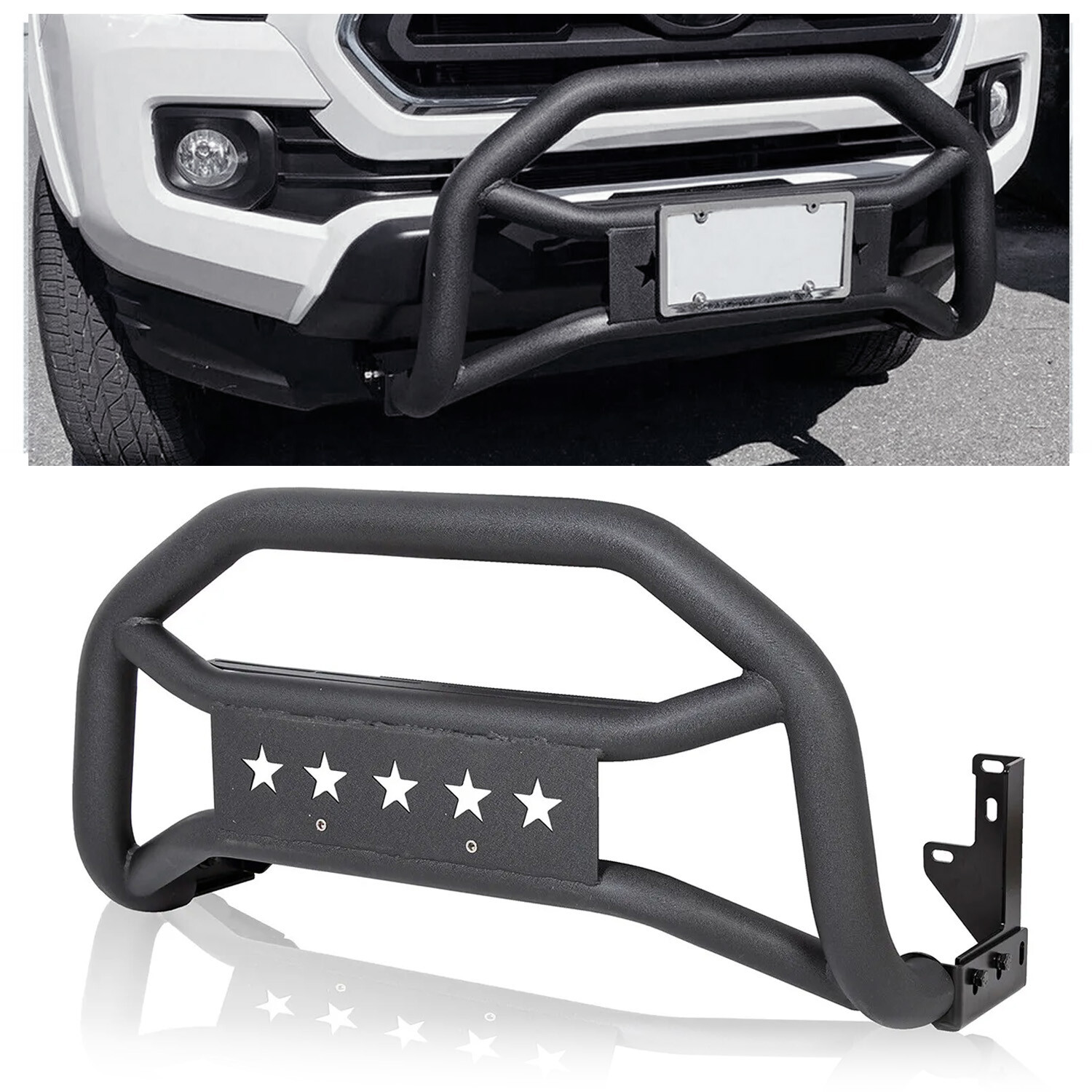 Bull Bar Brush Push Front Bumper Grille Guard For Toyota Tacoma 05-23 15 16
