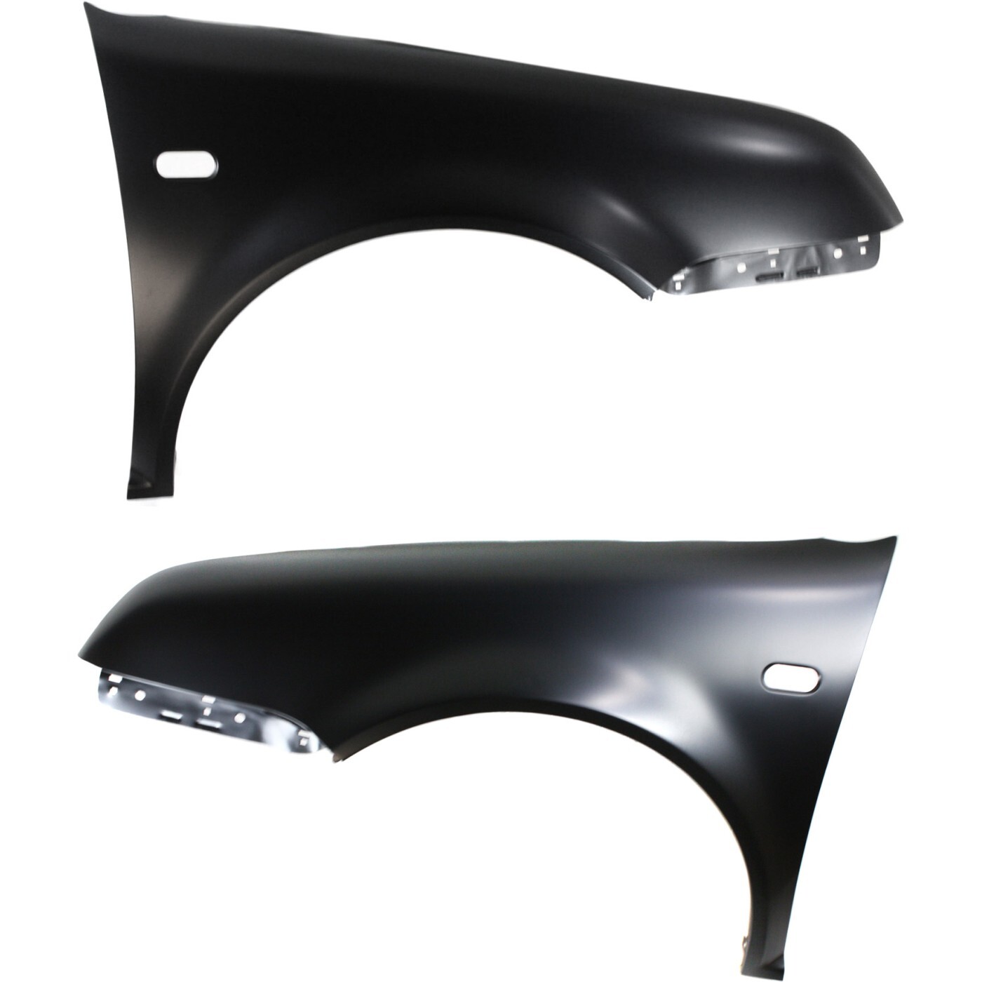 Front Fender Set For 1999-05 Volkswagen Jetta Primed with Turn Signal Light Hole