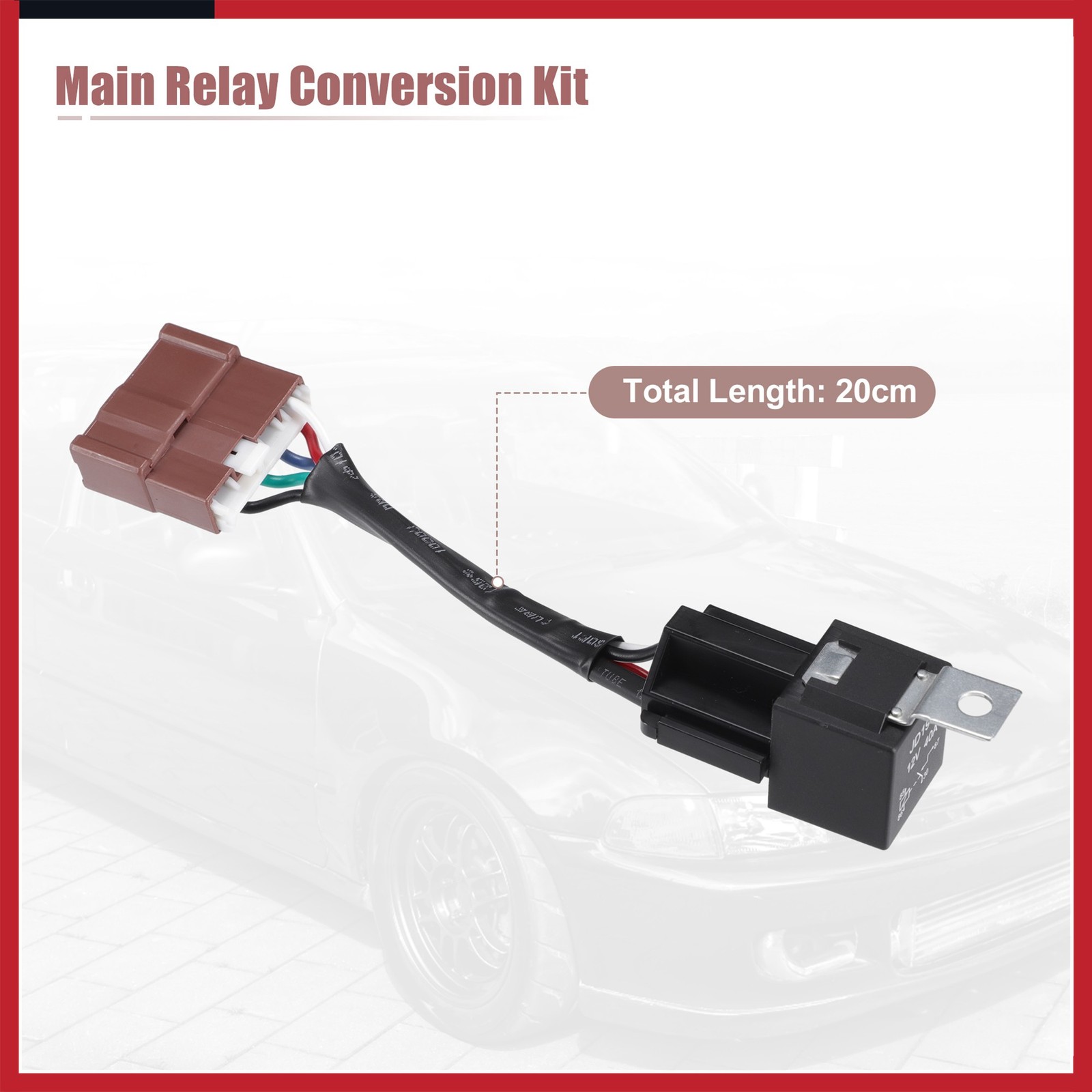 12V DC 40A Starter Relay Wiring Harness for Honda Civic No.39400S10003
