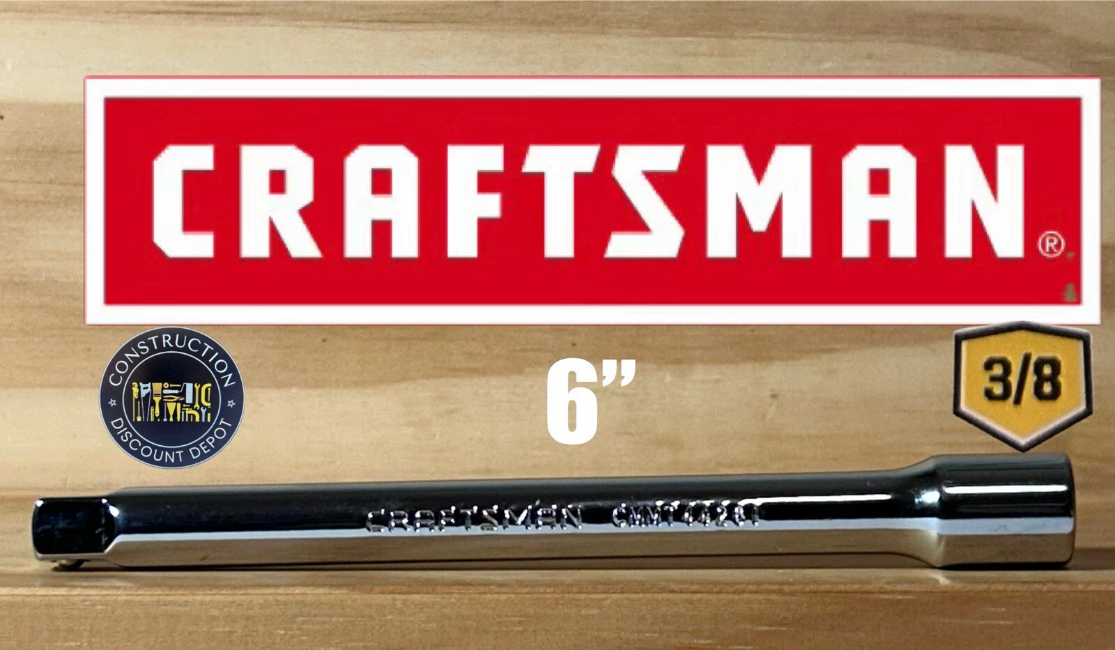 Craftsman 3/8″ Dr 6″ Socket Extension Bar cmmt44261 new