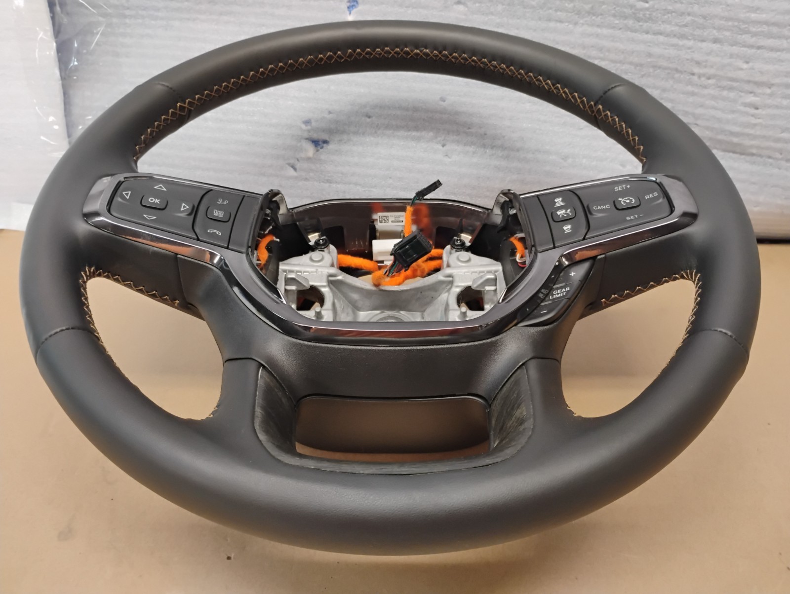 OEM Limited Leather Heated Steering Wheel 2019-2024 Ram 1500 7LM674X7AC
