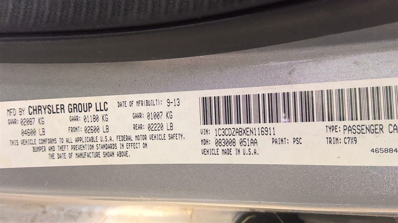 Driver Left Lower Control Arm Front Sedan Fits 11-14 200 3848350