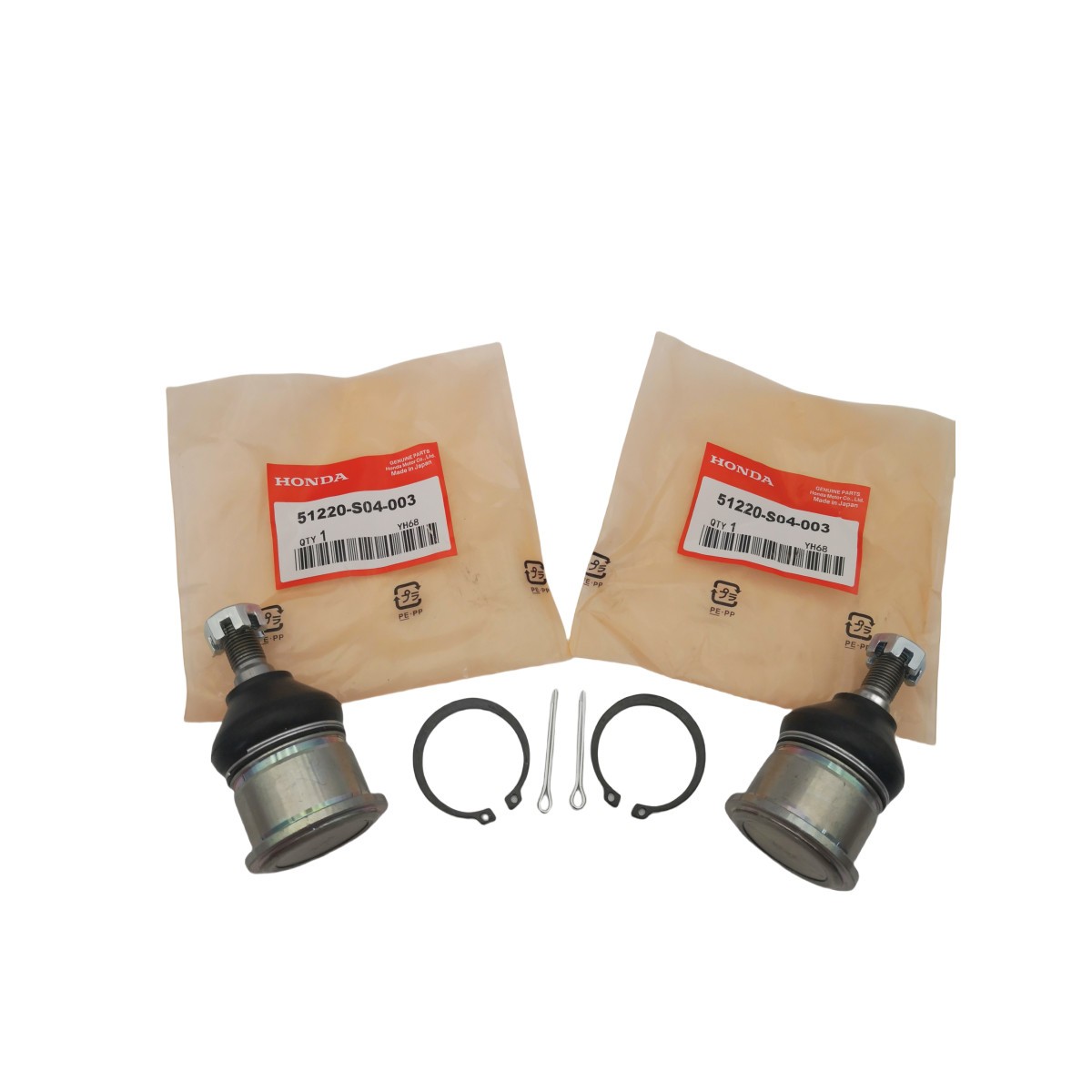 2PCS OEM Front Lower Ball Joint 51220-S04-003 For Honda 1992-00 Civic 97-01 CR-V