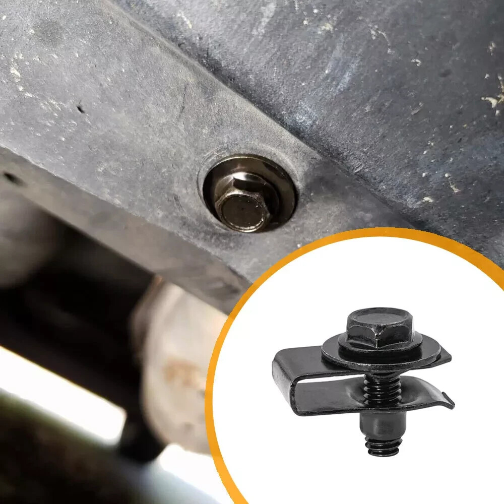 Car Body Bolts & U-nut Clips M6 Splash Shield Retainer Fastener Rivet Screws