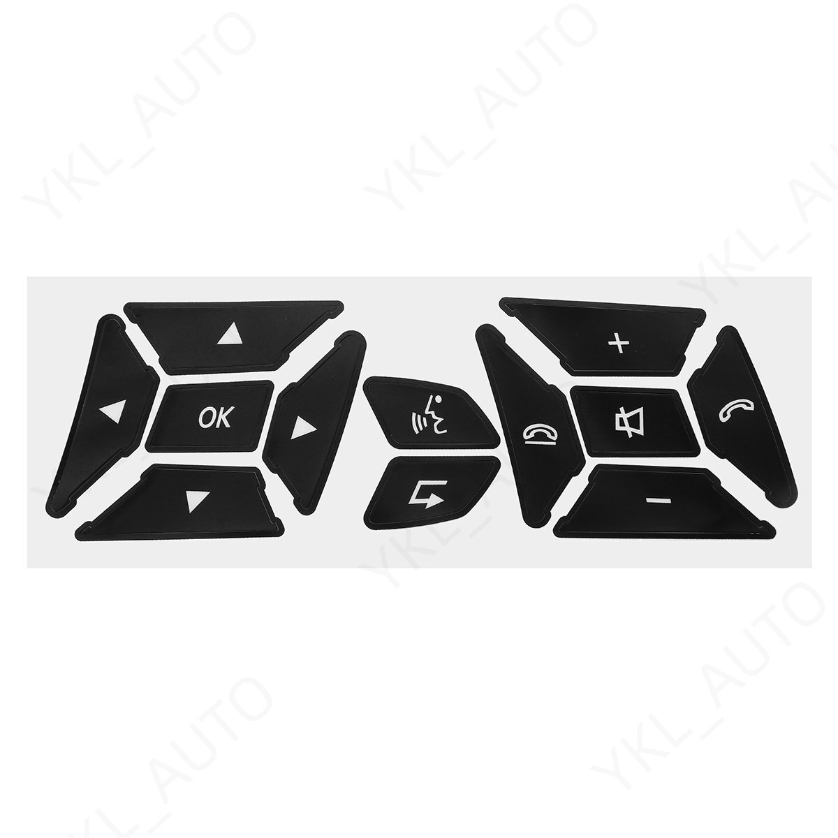 Steering Wheel Button Repair Decals Stickers For Mercedes Benz W172 W204 W212