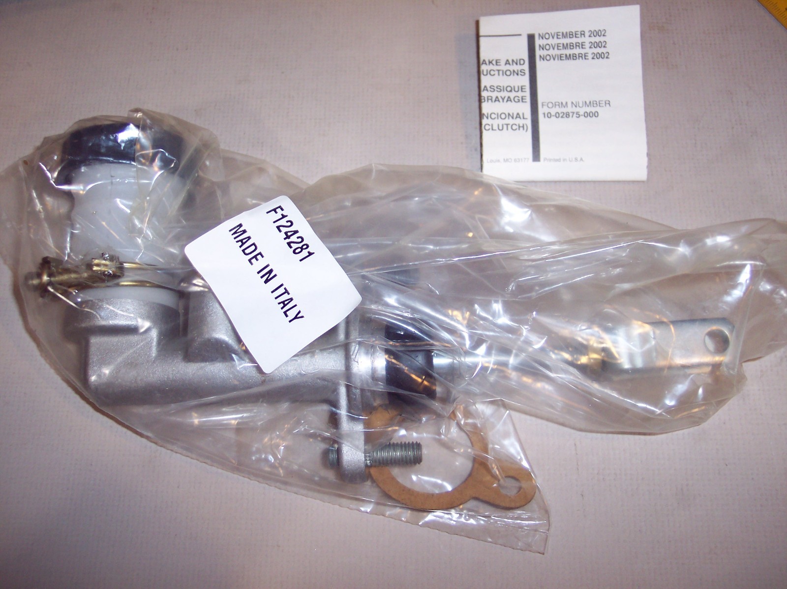 Dorman CM118501 Clutch Master Cylinder Made in Italy