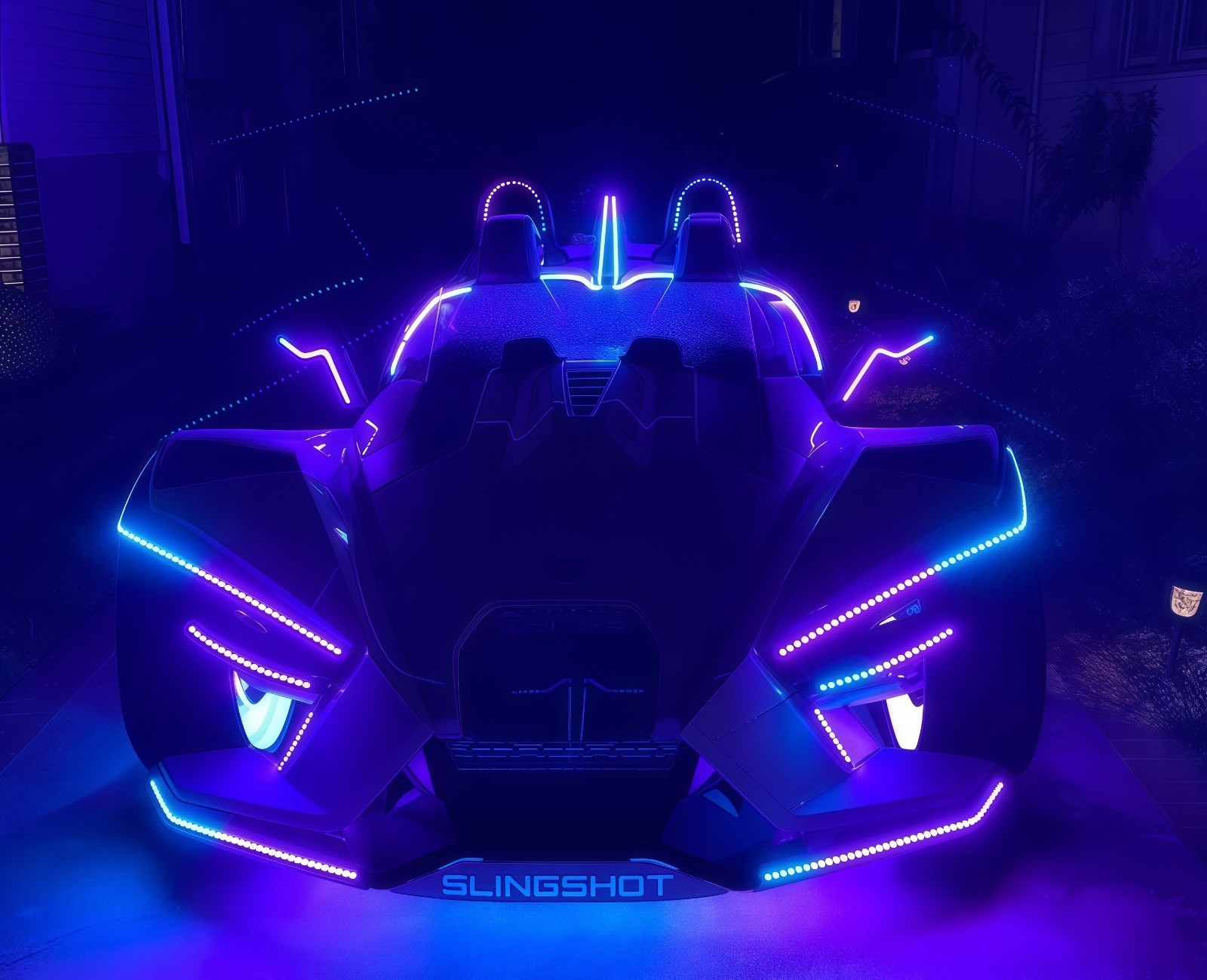 12PCS 4FT Clear IP65 Flexible LED CHASING Light Strips For Polaris Slingshot NEW