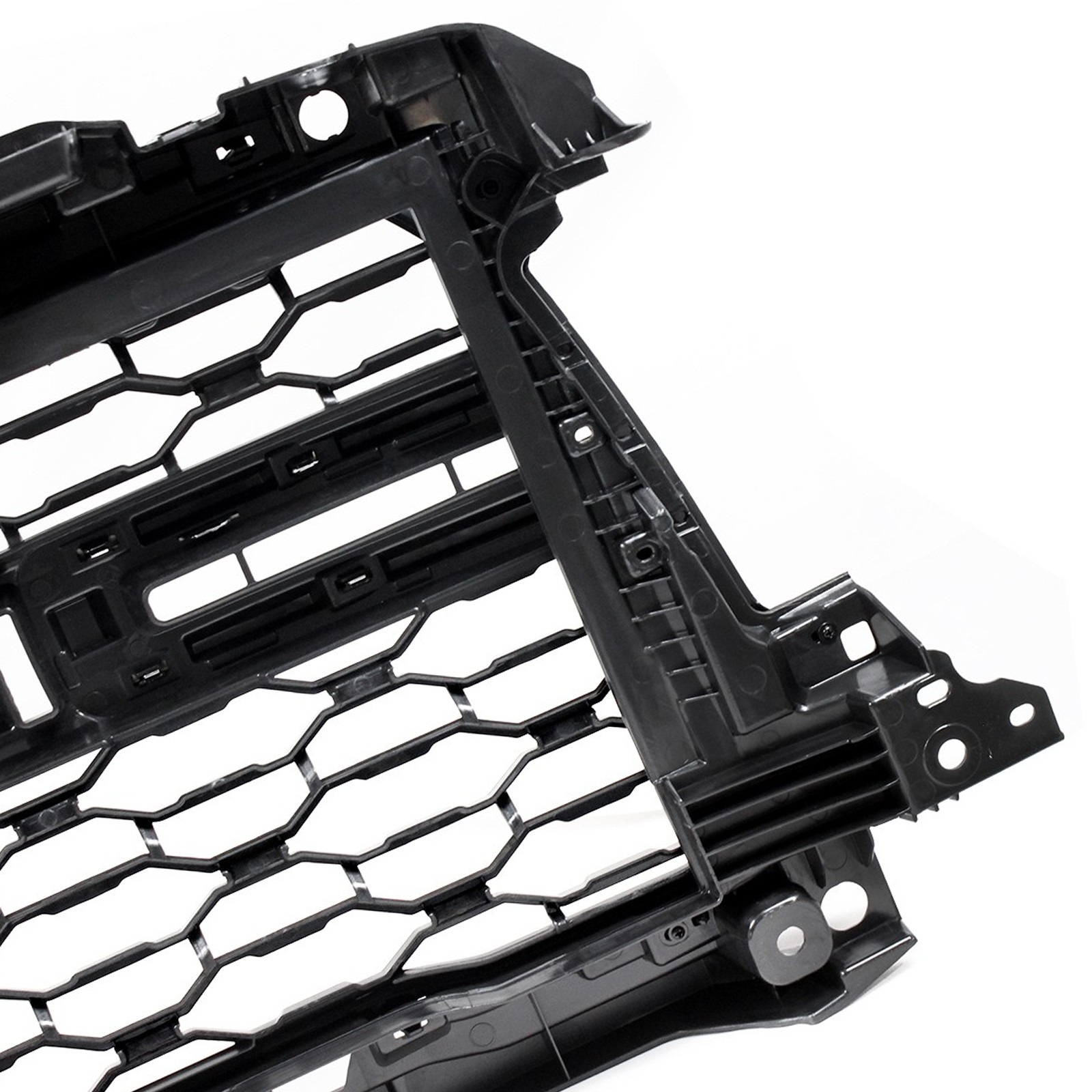 Front Bumper Grille Grill Matte Black & Chrome Fit For 2019-2024 RAM 2500 3500