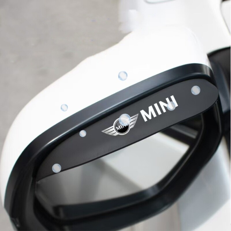 2pc Rear View Mirror Rain Board Eyebrow Sun Visor for MINI Car Accessories