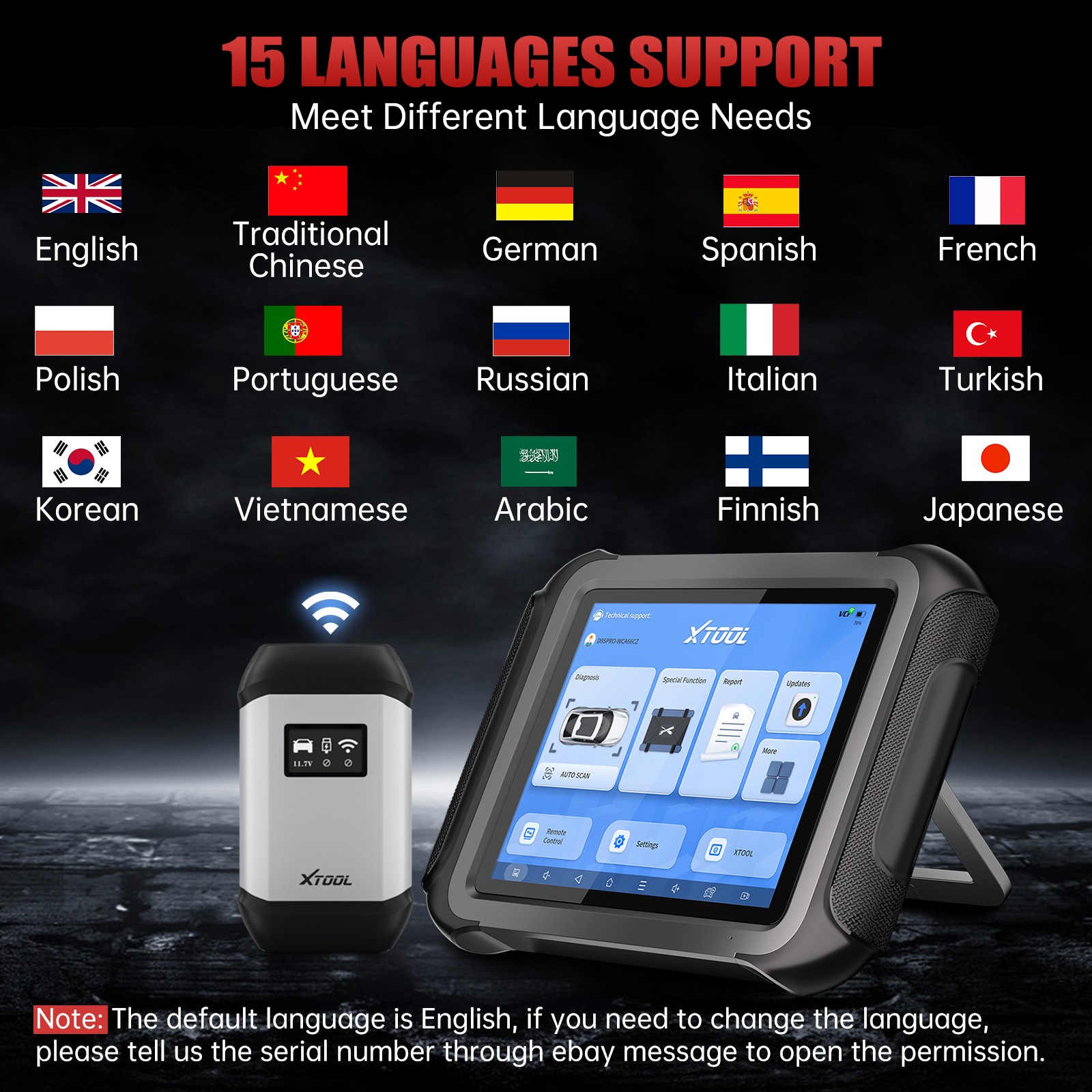 ✅XTOOL D9S PRO Auto Diagnostic Scanner Tool ECU Key Programming 45+ Services