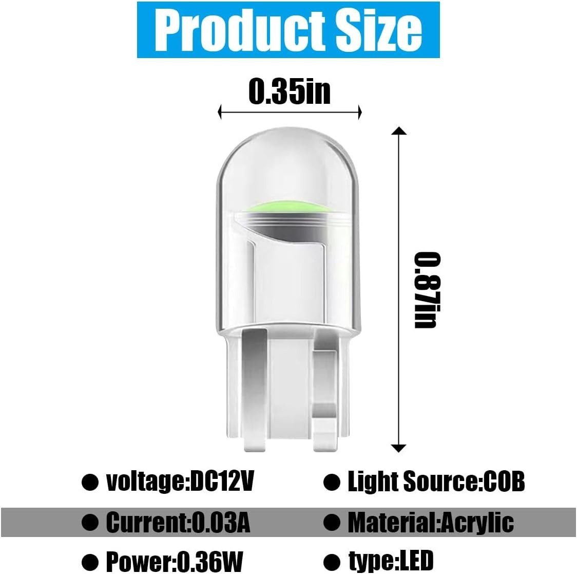Waterproof 30-Pack 194 COB LED Bulbs – 50,000 Hours Lifespan, Plug and Play
