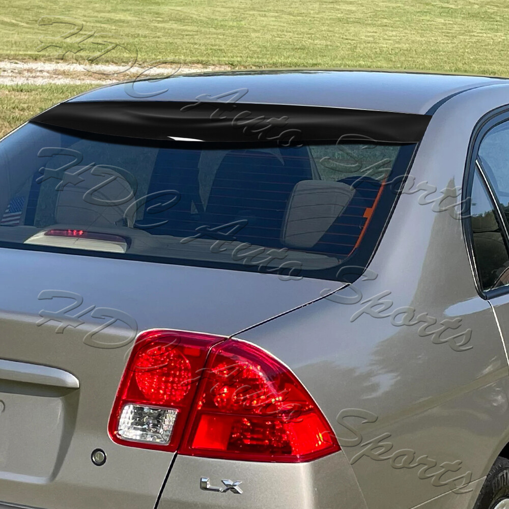 For Honda Civic 4DR / Sedan ABS Plastic Rear Roof Window Visor Deflect Spoiler