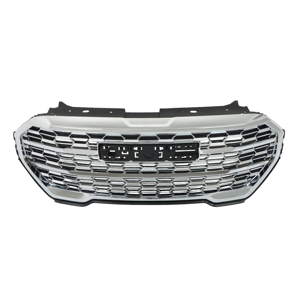 Compatible For GMC Terrain 22-23 Front Bumper Grille Chrome Without Camera Hole