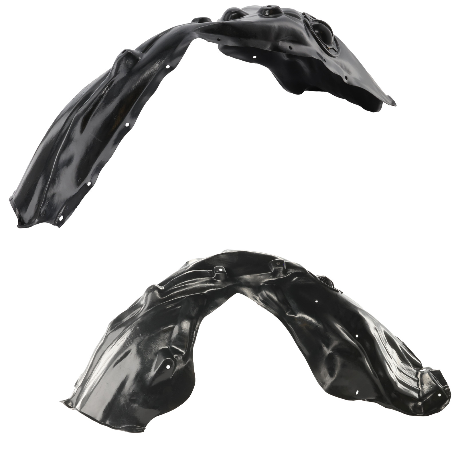Front, Driver and Passenger Side Fender Liner For Jeep Grand Cherokee 2011-2013