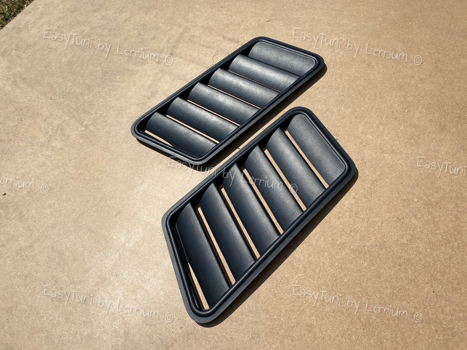 BMW E36 REAL vented louvers OPEN Vent hood ABS plastic set of 2 Gills