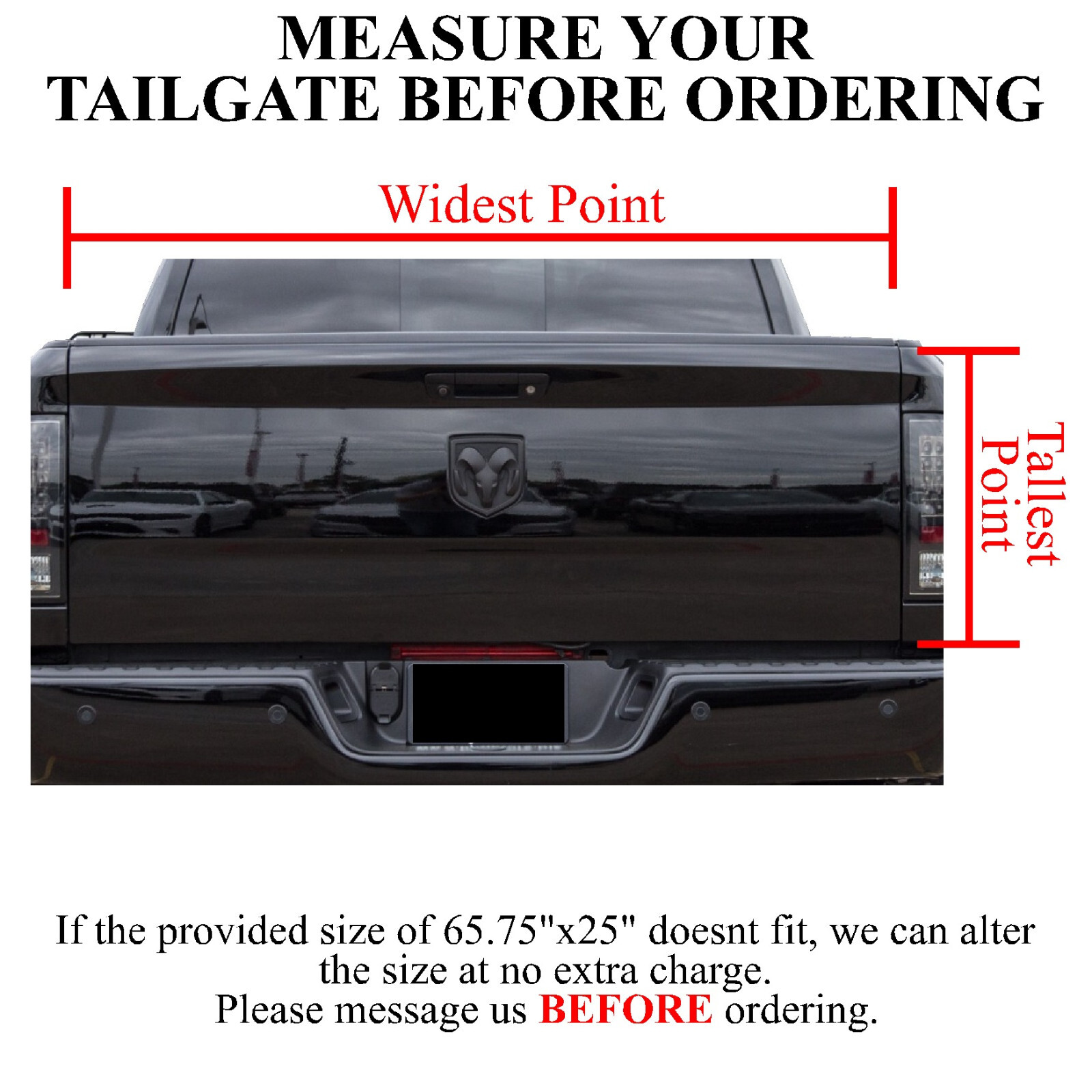 Tailgate Wrap Zombie Vinyl Graphic Decal Sticker, Pickup Decal T357