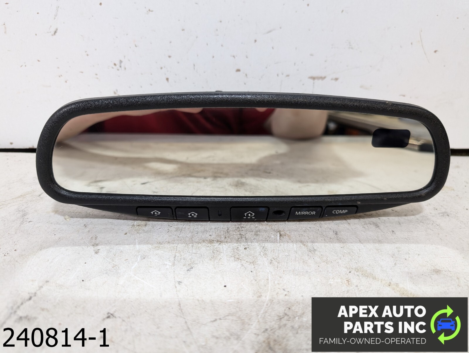 OEM 2006 Infiniti M35 3.5L Rear View Mirror Homelink Auto Dimming Compass