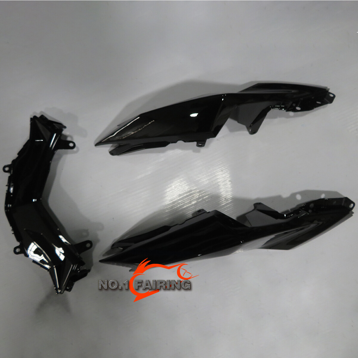 GLOSS BLACK Fairing Kit ABS Plastic Molding fit for Kawasaki Ninja 300 2013-2017