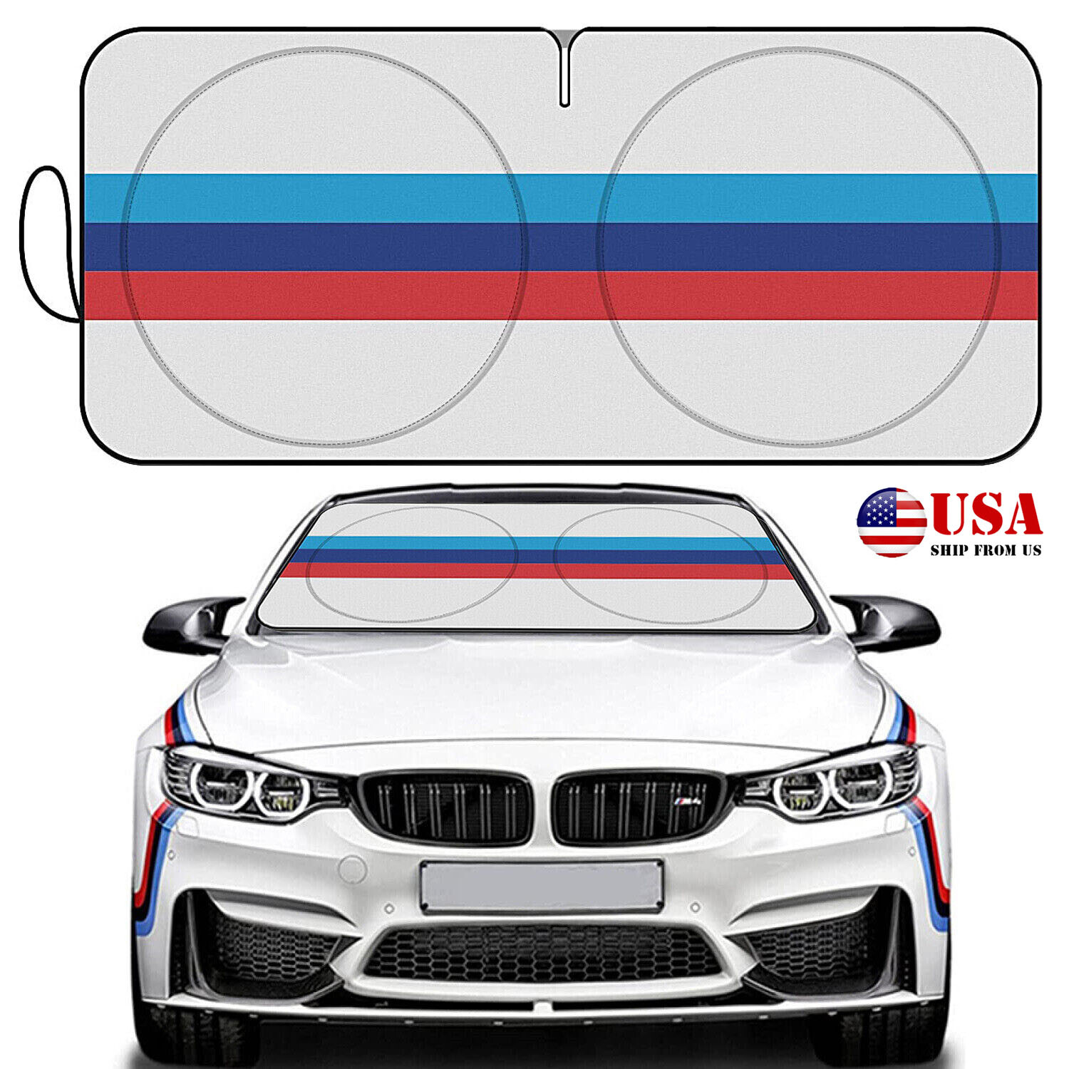 For BMW Interior Accessories Car Windshield Sunshade UV Block Sun Cover Visor