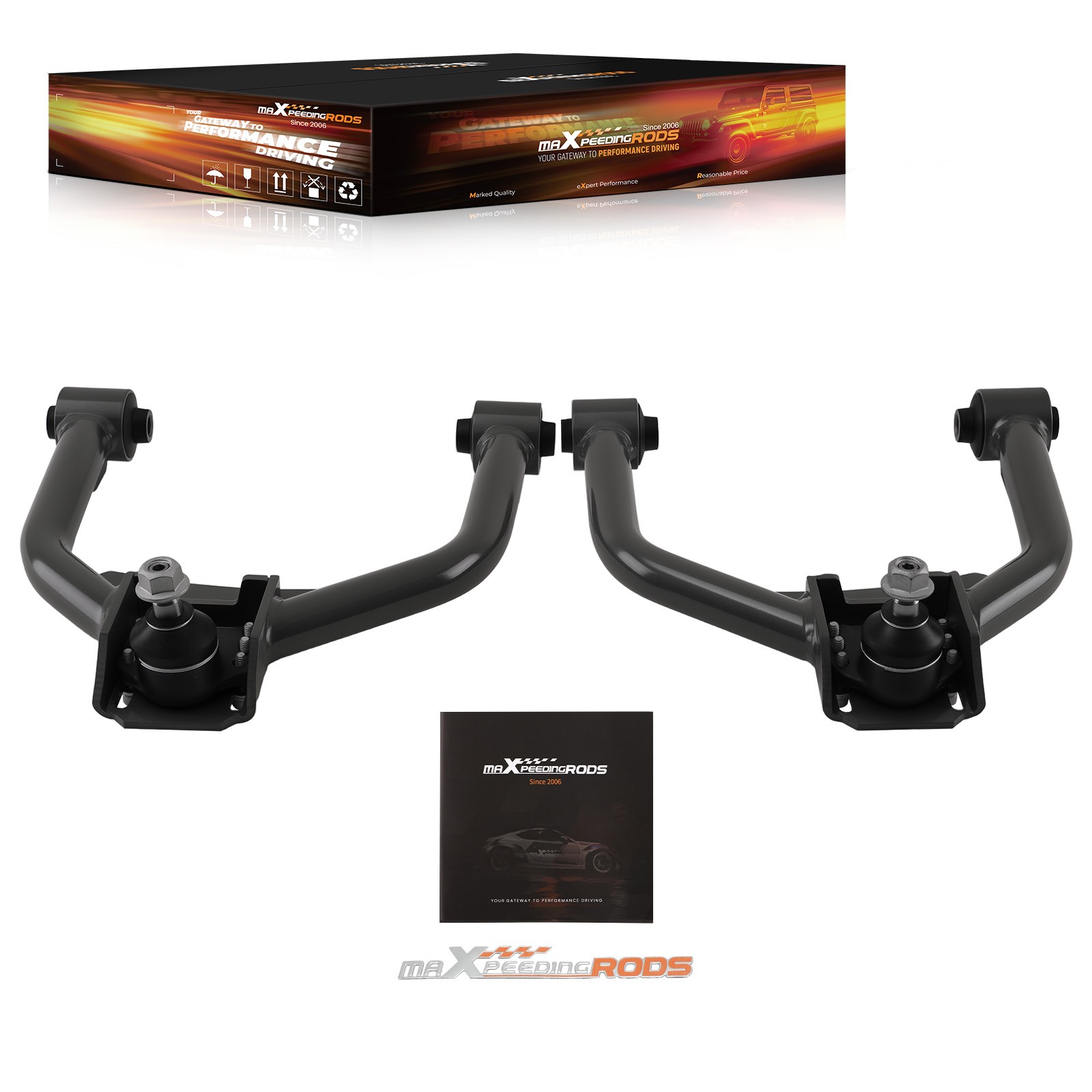 Adjustable +/- 3 Front Upper Camber Control Arms for Chrysler 300 2005-2023 RWD