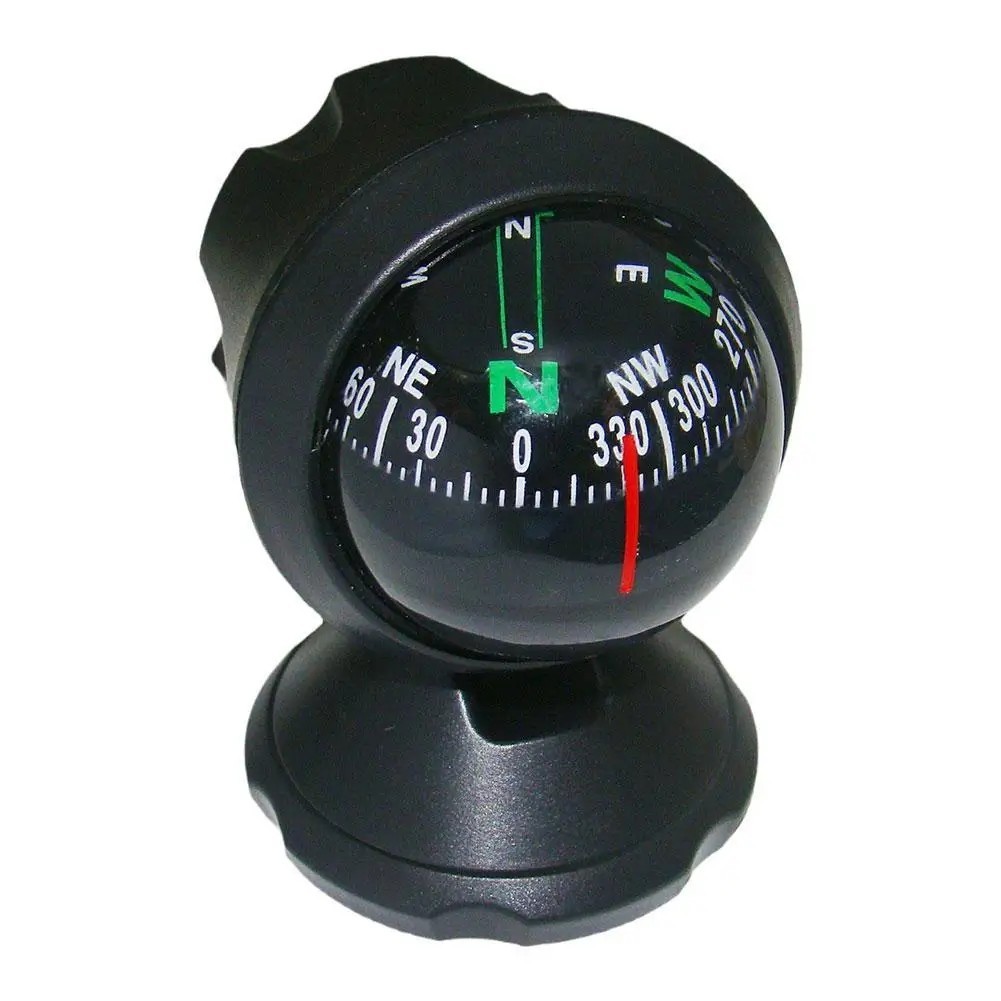 Share Compass for Car with Bottom Stick Car Compass Ball,Adjustible and Night Vi