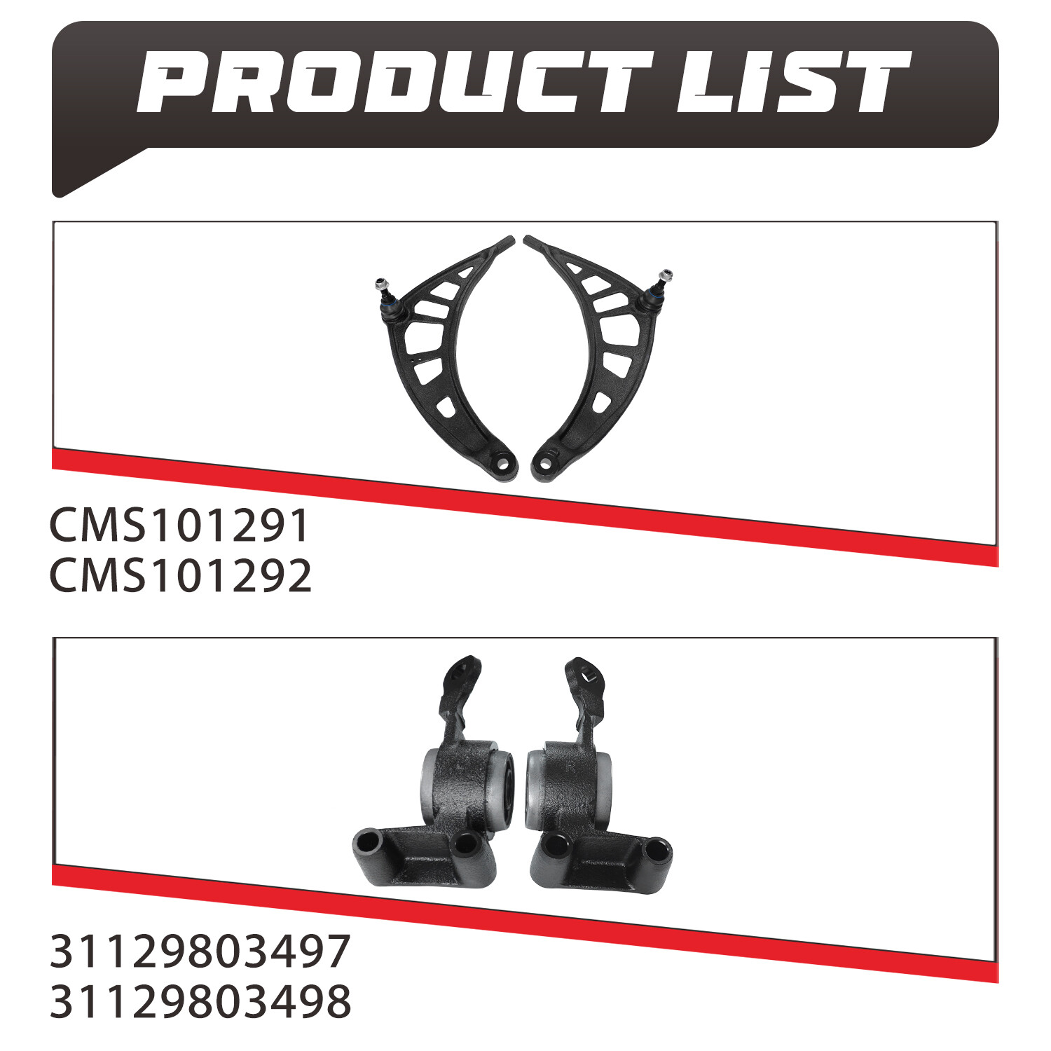 Front Lower Control Arm w/Ball Joint for Mini Cooper Countryman 2011-16 L4 1.6L