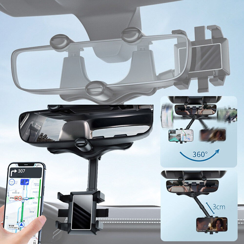 Universal 360° Rotatable Car Phone Mount Holder Car Accessories For Cell Phone