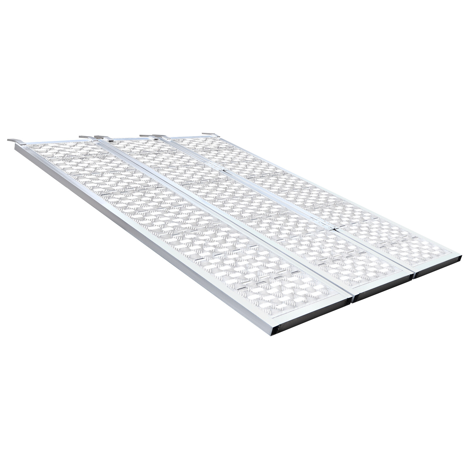 Aluminum Loading Ramp Folding Trailer Ramp For Motorcycle ATV UTV Trucks 1500LBs